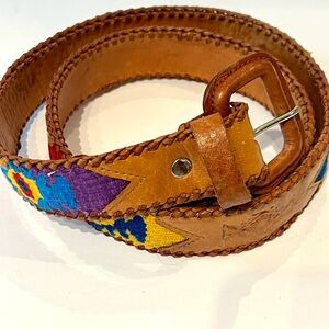Pampalonne Guatemalan Gold Polo Belt
